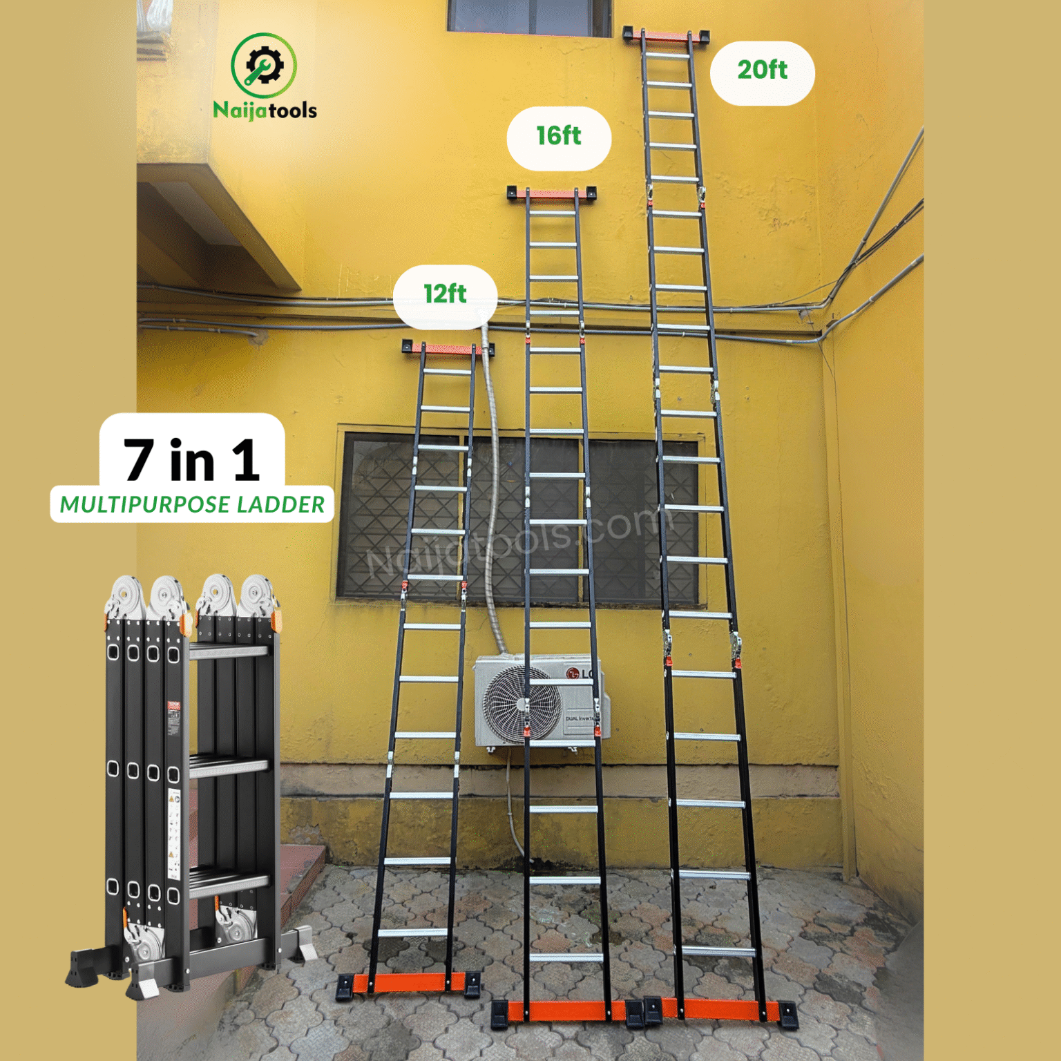 Normal Ladder 7 in 1 Multipurpose Ladder - Naijatools - Your One Stop Shop For Smart ...